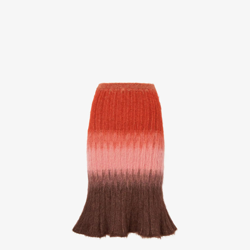 Fendi Fendi Mohair Wool Skirt Red Women - World Class Fashion