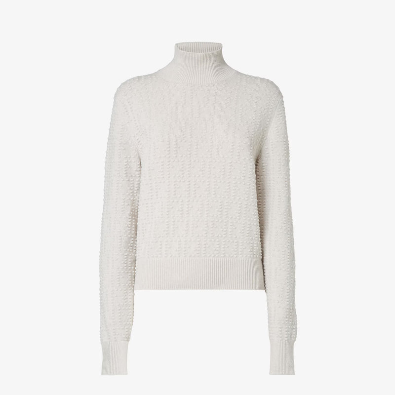 Fendi Fendi Wool and Cashmere Turtleneck Grey Women - World Class Fashion
