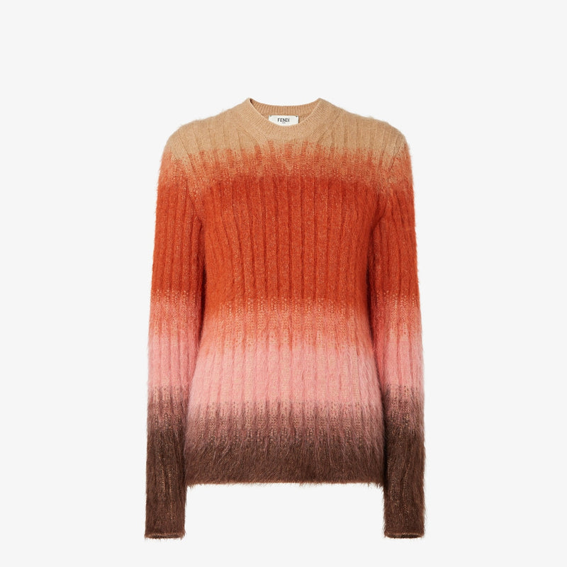 Fendi Fendi Mohair Crewneck Sweater Red Women - World Class Fashion