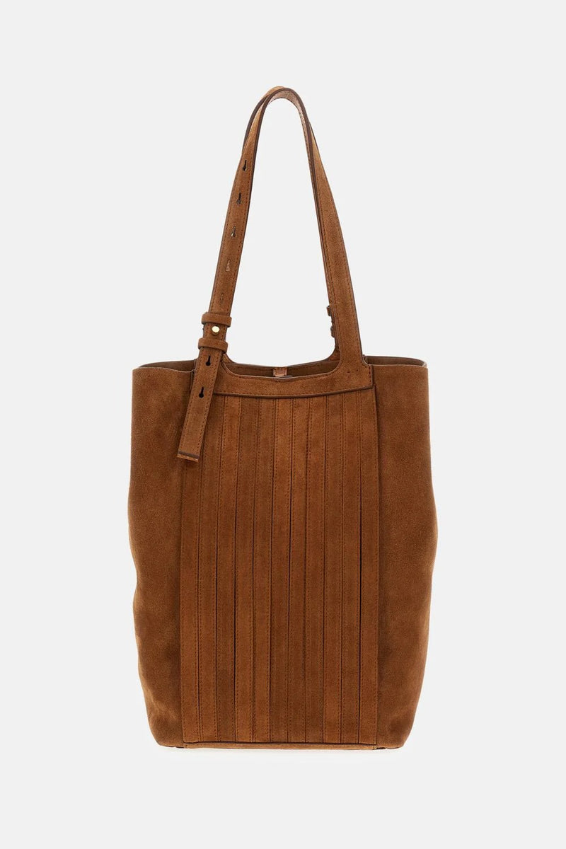 Golden Goose Bolso tote de piel marrón Golden Goose 24.7 - World Class Fashion