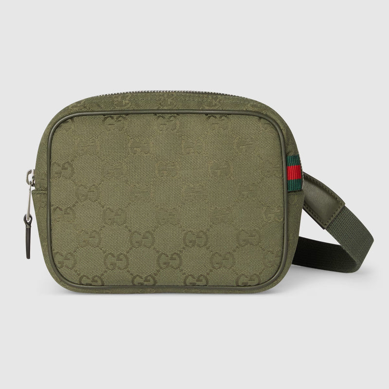 Gucci Bolso bandolera de lona GG de Gucci para hombre, color verde - World Class Fashion