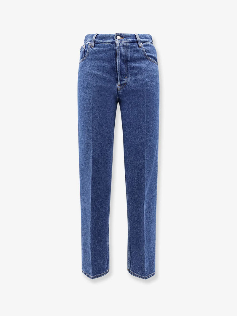 Gucci Gucci Jeans con Detalles Horsebit Azules - World Class Fashion