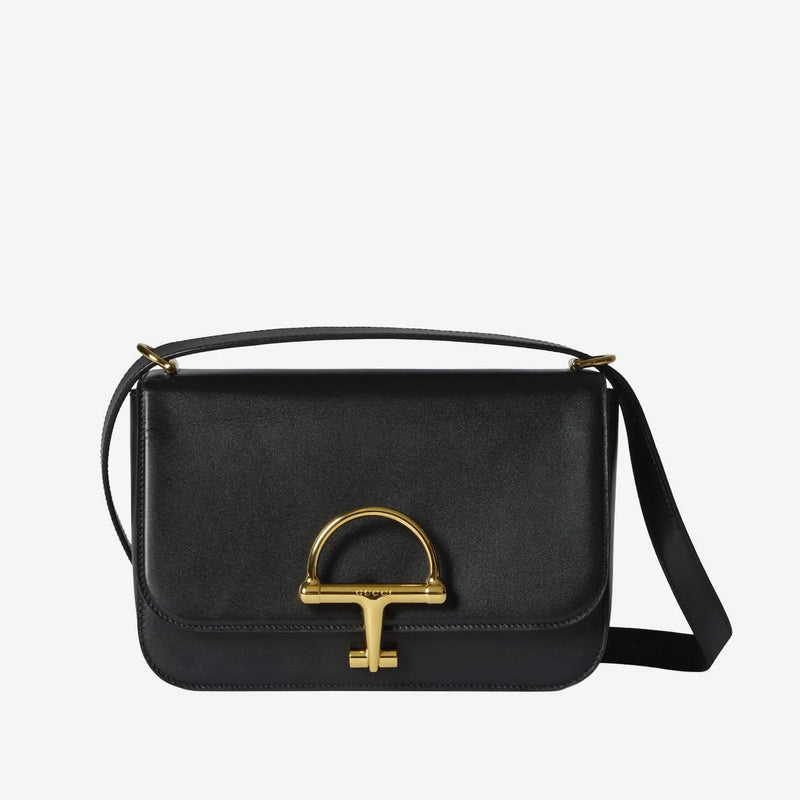 Gucci Bolso cruzado Siena de Gucci negro - World Class Fashion