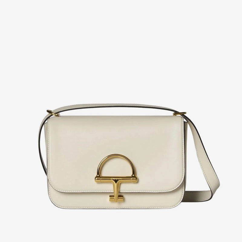 Gucci Gucci Siena Crossbody Bag White - World Class Fashion
