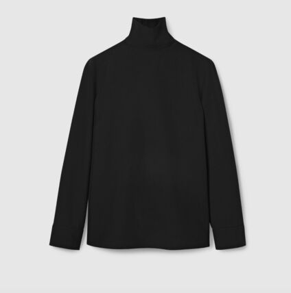 Gucci Gucci Panama Turtleneck Knitwear Black - World Class Fashion