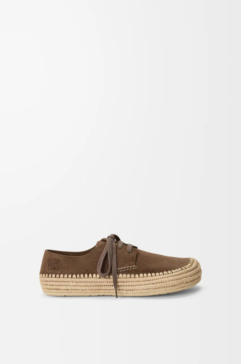 Loewe Zapatos con Cordones Loewe Rio para Hombre Marrones - World Class Fashion