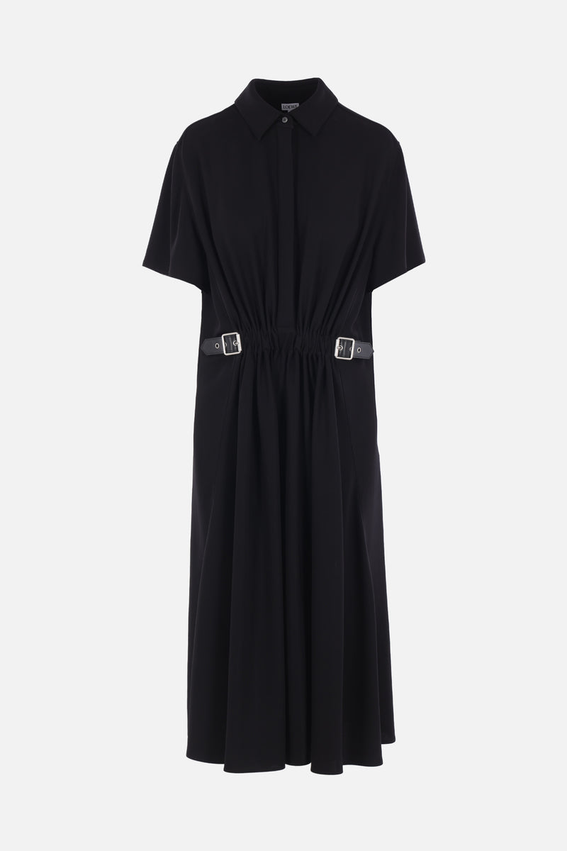 Loewe Loewe Belted Dress Black Women - World Class Fashion