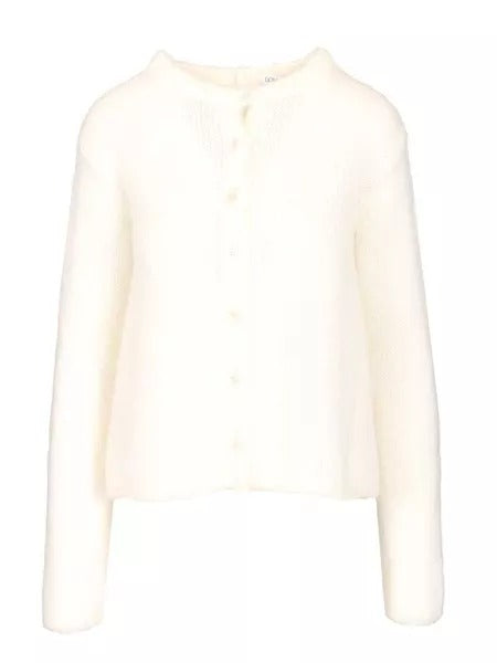 Loewe Loewe Mohair Wool Cardigan White Women - World Class Fashion