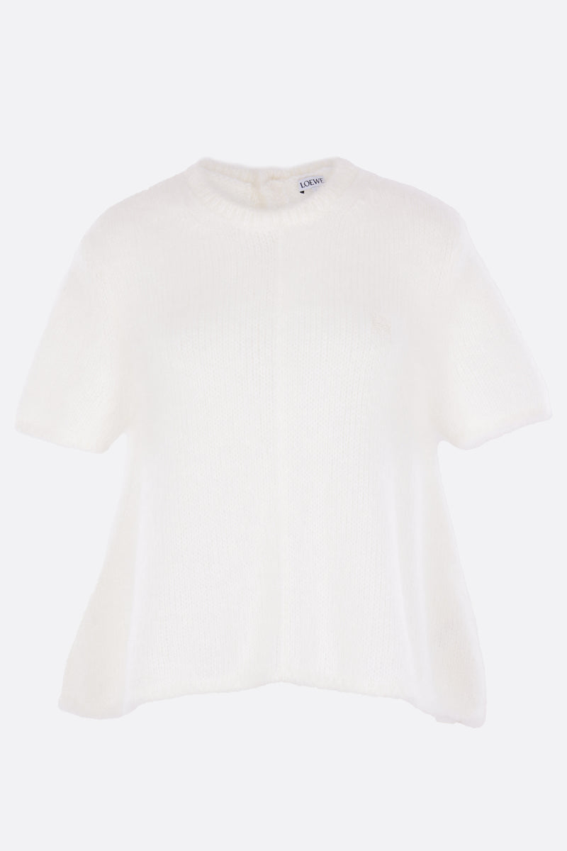 Loewe Loewe Short Sleeves Sweater White Women - World Class Fashion