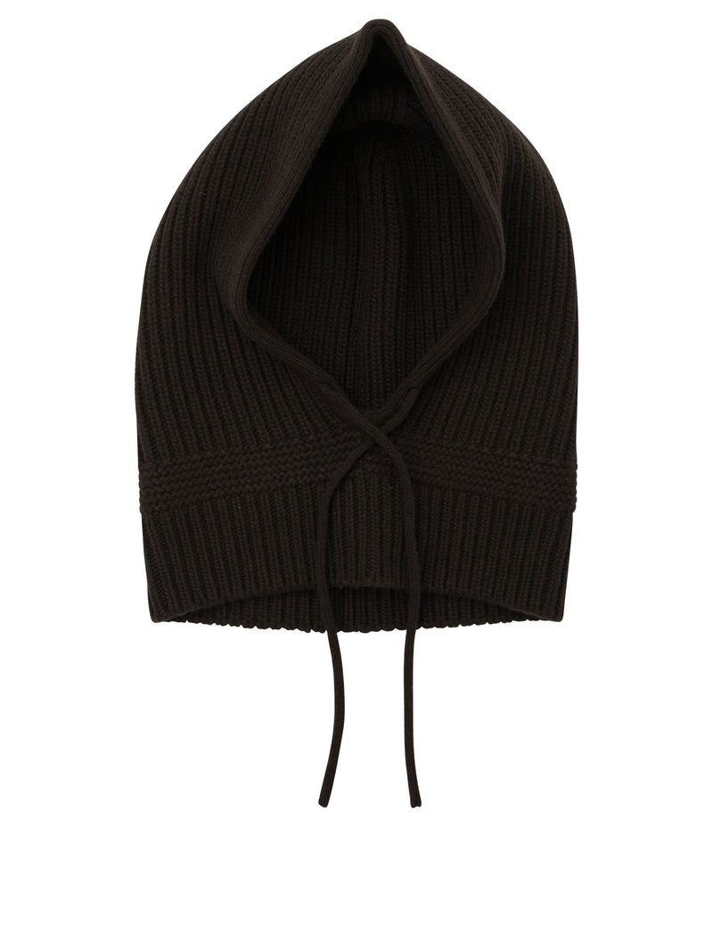 Miu Miu Miu Miu Virgin Wool Cashmere Beanie Brown - World Class Fashion