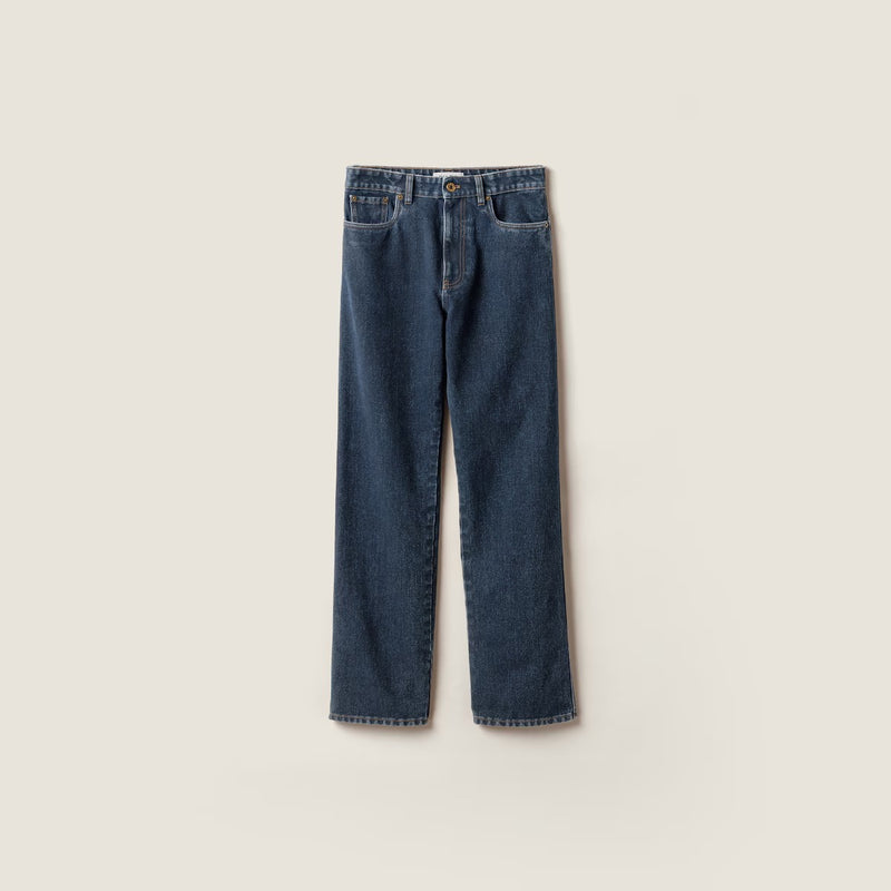 Miu Miu Miu Miu Relaxed Fit Jeans Blue Women - World Class Fashion