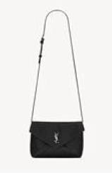 Saint Laurent Saint Laurent Men Crossbody Bag Black Lamb Leather - World Class Fashion