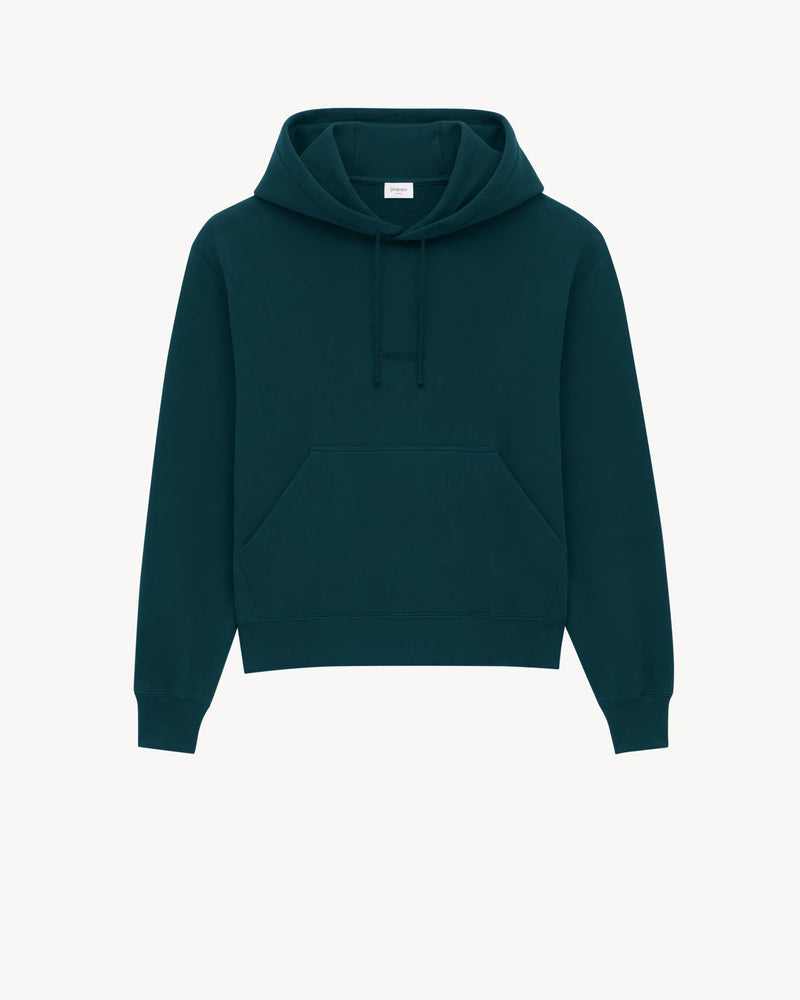 Saint Laurent Sudadera con capucha y logo de Saint Laurent verde para hombre - World Class Fashion