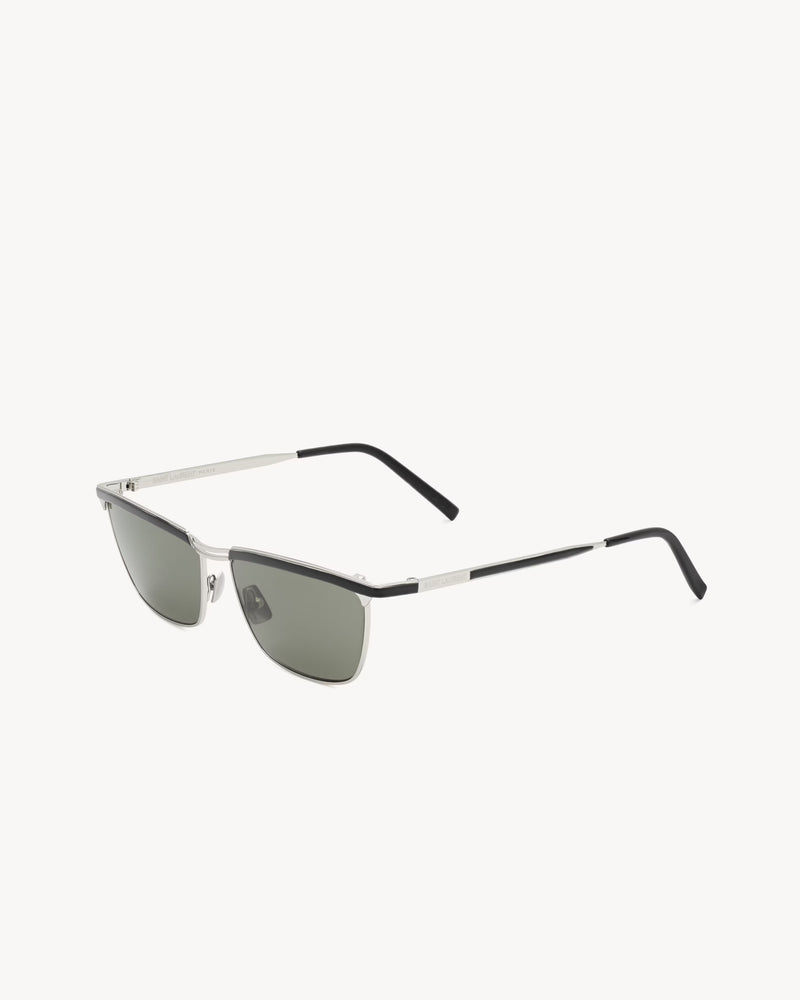 Saint Laurent Saint Laurent SL 795 SNG Sunglasses Silver - World Class Fashion