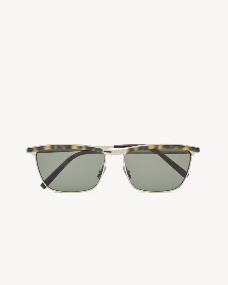 Saint Laurent Saint Laurent SL 795 Joe Sunglasses Silver - World Class Fashion