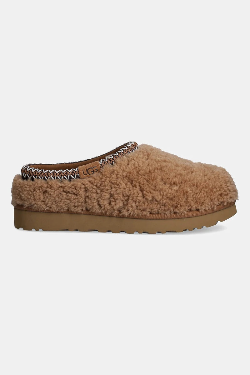 Ugg Ugg Tasman Maxi Curly Slippers Brown Women - World Class Fashion