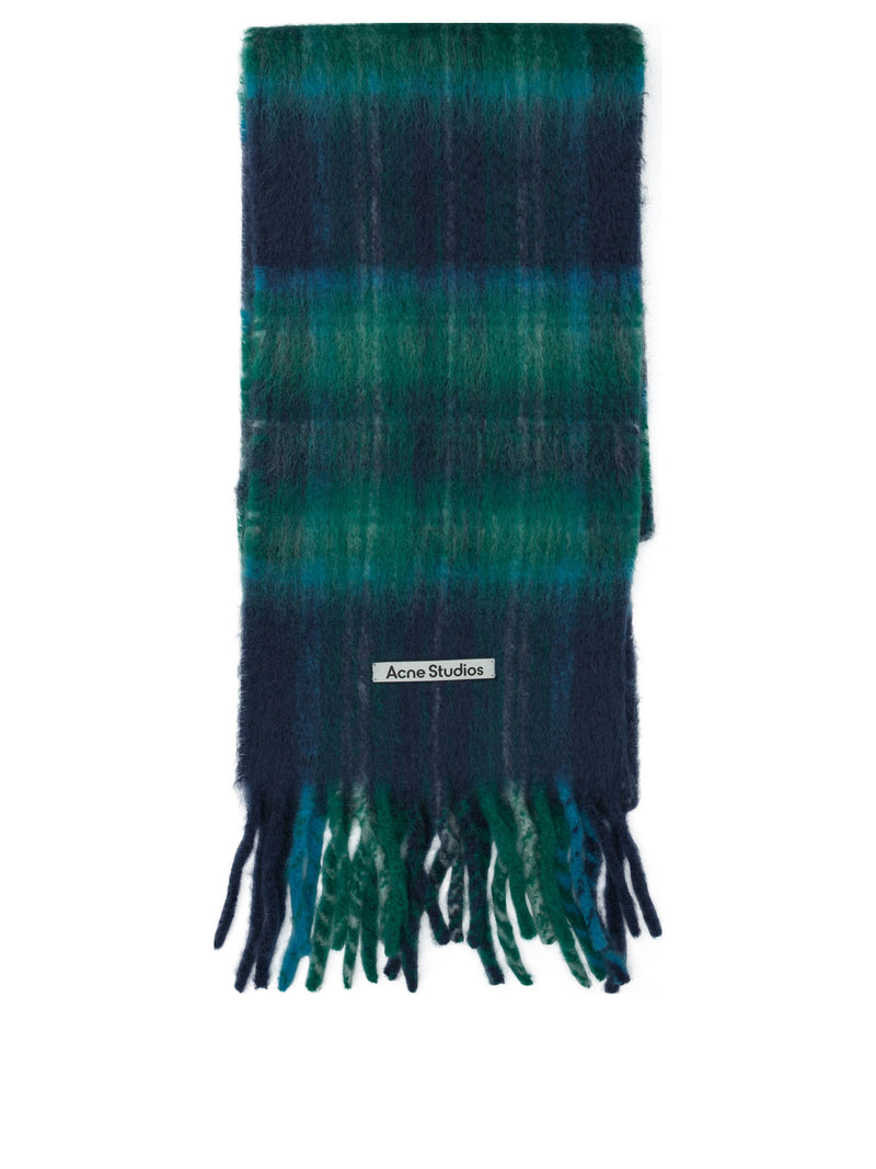 Acne Studios Acne Studios Blue Mohair Women Scarf - World Class Fashion