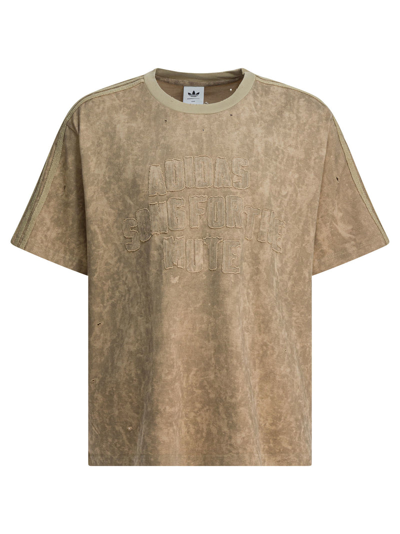 Adidas Originals Camiseta de hombre Adidas Originals de algodón beige - World Class Fashion