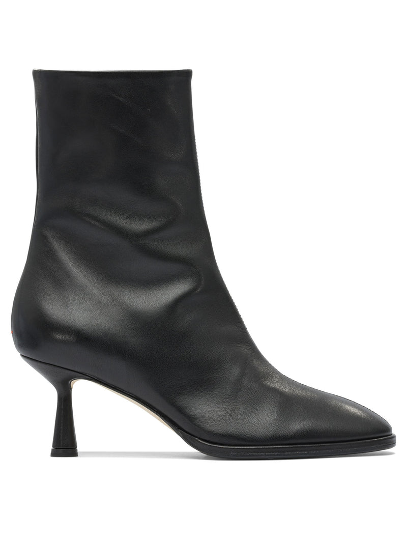 Aeyde Botines Aeyde Dorothy de 65 mm con cremallera en color negro - World Class Fashion