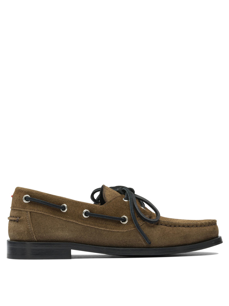 Aeyde Aeyde Harris Lace-Up Loafers Brown Women - World Class Fashion