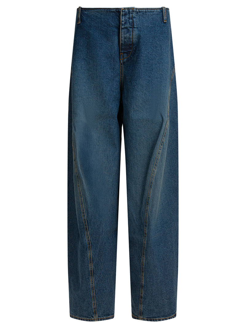 Alaia Alaïa Cargo Jeans Blue Women - World Class Fashion