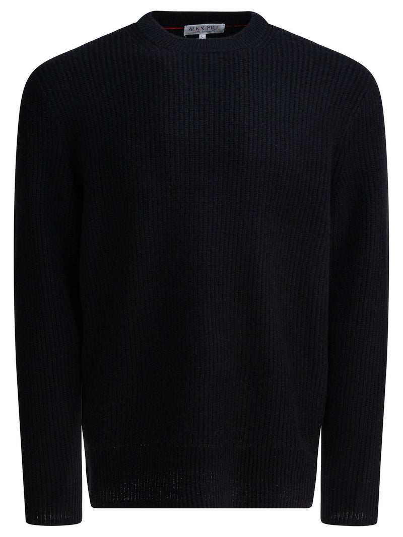 Alex Mill Alex Mill Jordan Crewneck Sweater Negro - World Class Fashion