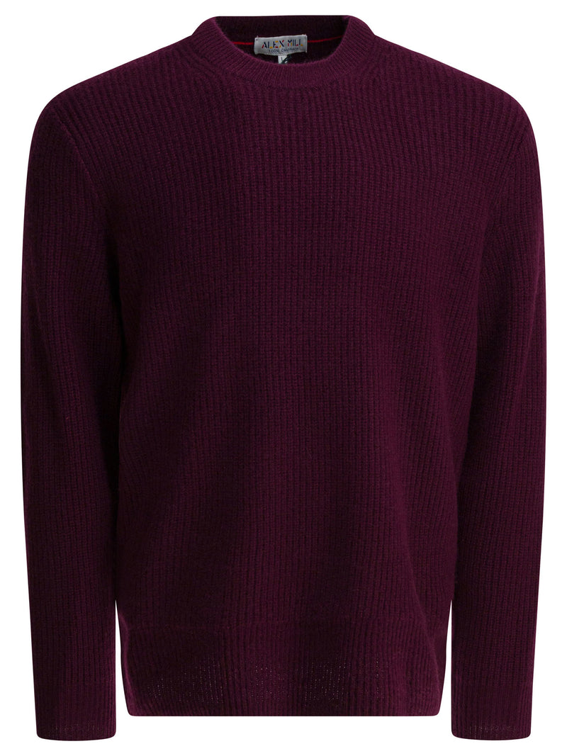 Alex Mill Alex Mill Jordan Crewneck Sweater Burdeos - World Class Fashion