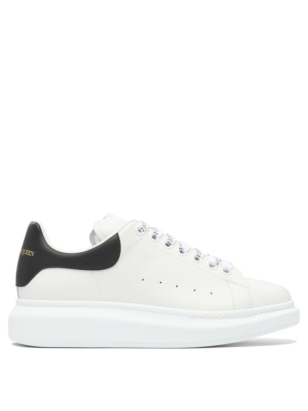 Alexander Mcqueen Leather Upper And Rubber Sole Sneaker