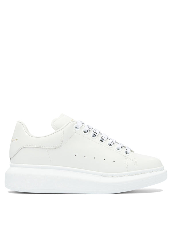Alexander Mcqueen Leather Upper And Rubber Sole Sneaker