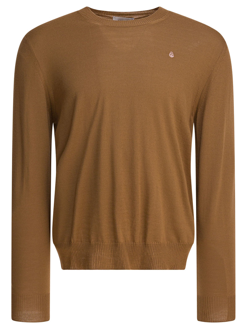 Alexander McQueen Alexander McQueen Skull Pattern Sweater Beige - World Class Fashion