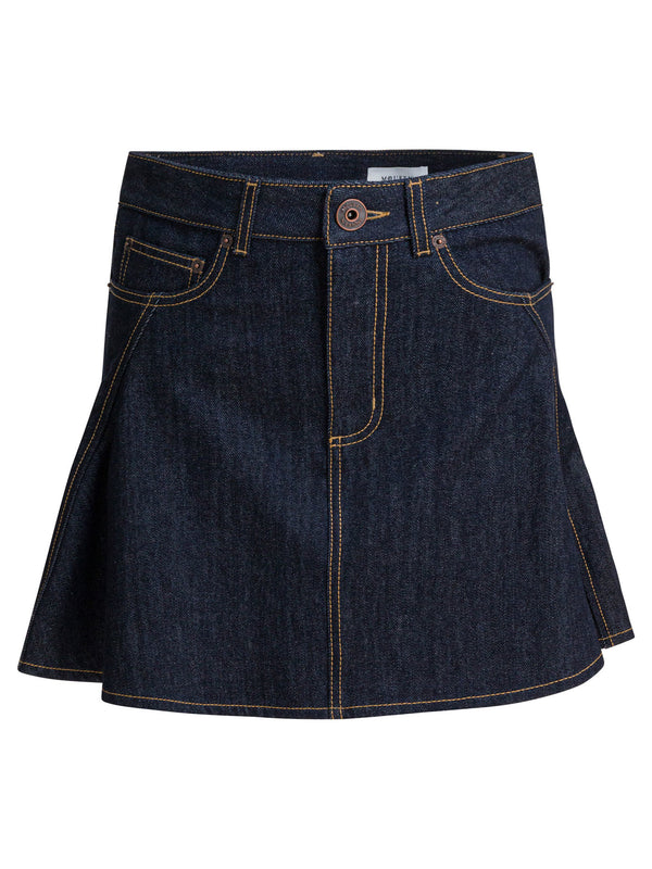 Alexander Mcqueen Denim Mini Skirt