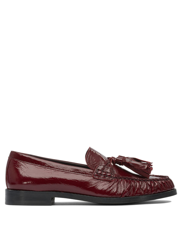 Alohas Marietta Onix Black Leather Loafers