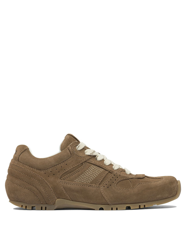 Alohas Tb.56 Suede Cream Leather Sneakers