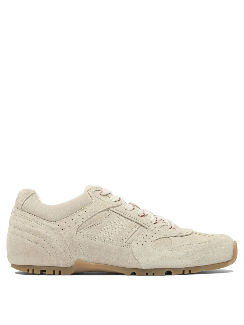 Alohas Zapatillas de piel de ante color crema Alohas Tb.56 blancas - World Class Fashion