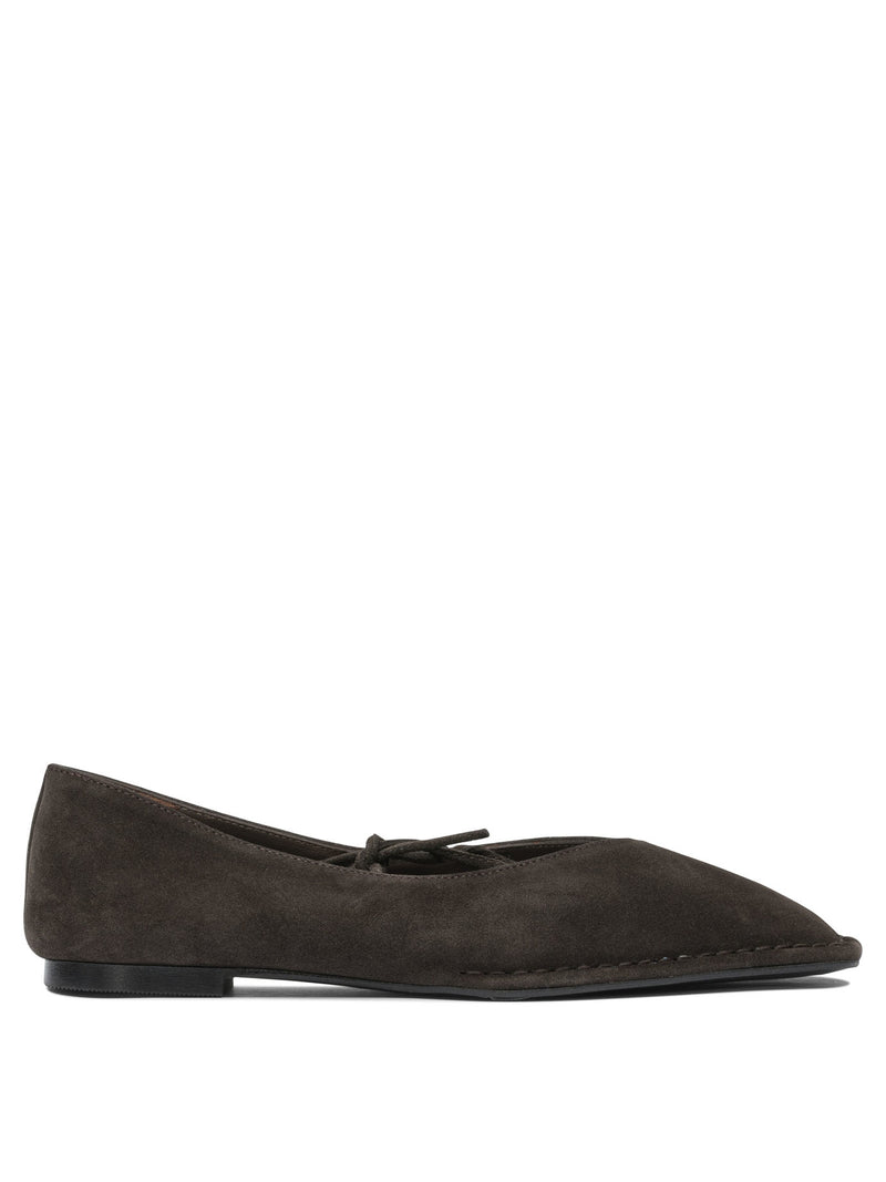 Alohas Bailarinas Alohas Sway Suede Coffee Brown - World Class Fashion