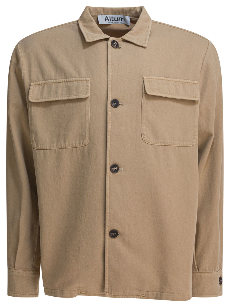 Altum Altum Jacket Shirt Beige Men - World Class Fashion