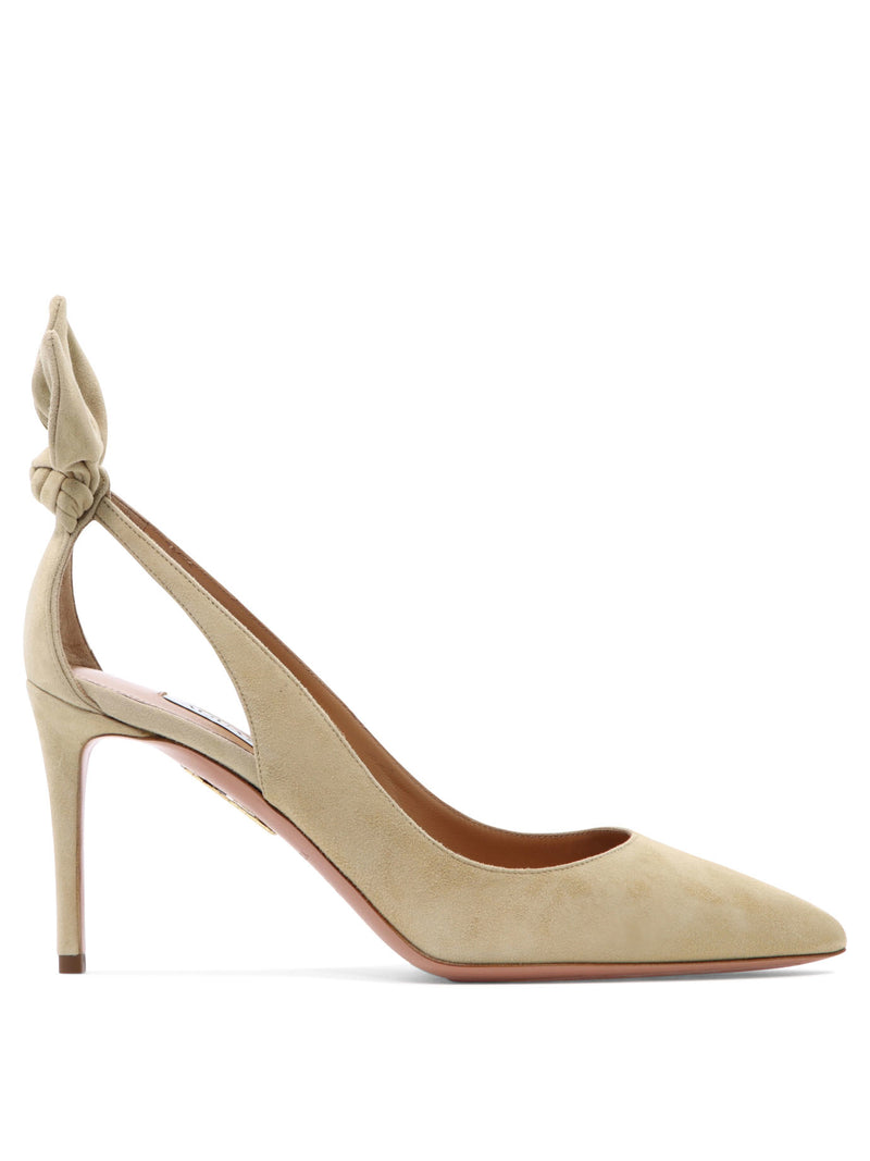 Aquazzura Zapatos de salón de mujer de ante Aquazzura color beige - World Class Fashion
