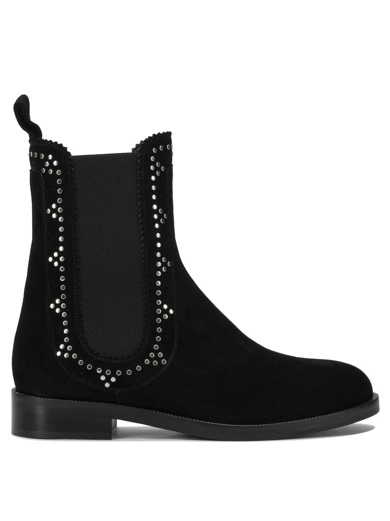 Aquazzura Botines Aquazzura Skye 20 mm negros para mujer - World Class Fashion