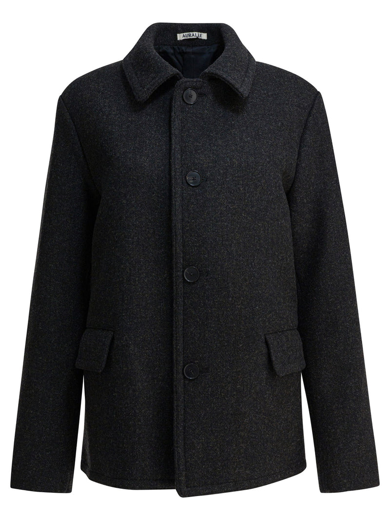 Auralee Auralee Wool Jacket Dark Charcoal Men - World Class Fashion