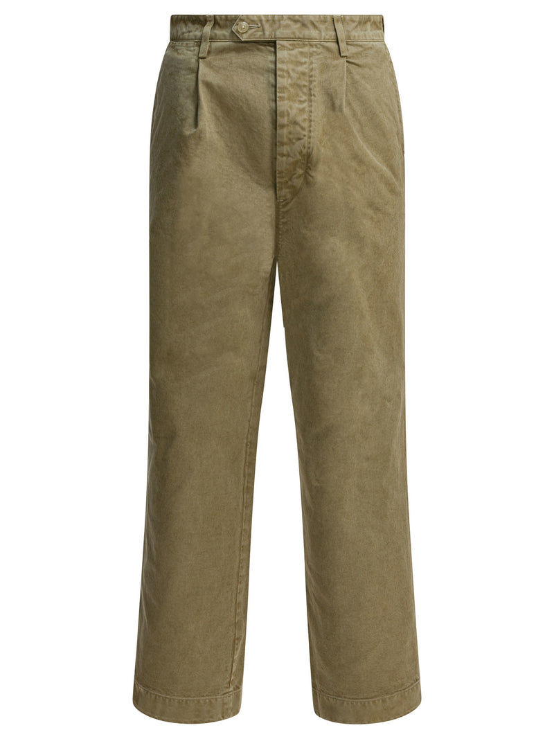 Auralee Auralee Chino Pants Green Men - World Class Fashion