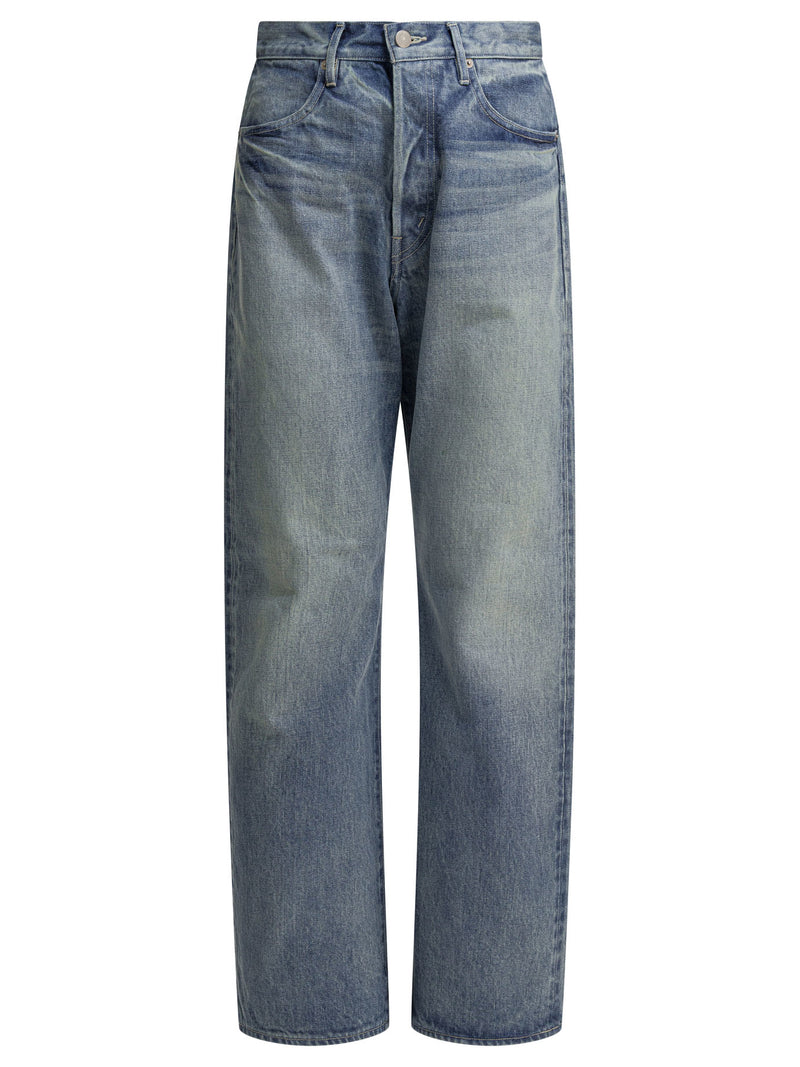 Auralee Auralee Heavy Denim Jeans Blue Women - World Class Fashion
