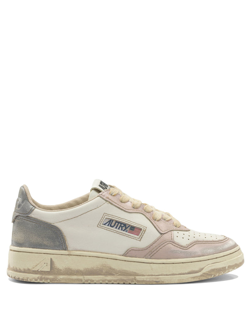 Autry Autry Medalist Low Super Vintage Sneakers White - World Class Fashion