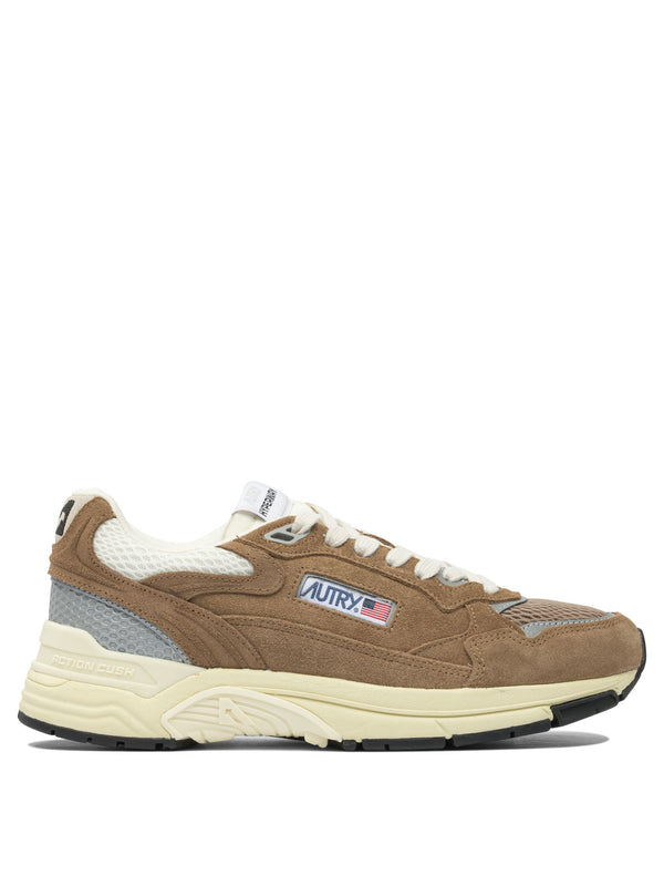 Autry Hyperway Low Man Suede/mesh Cigar/silv