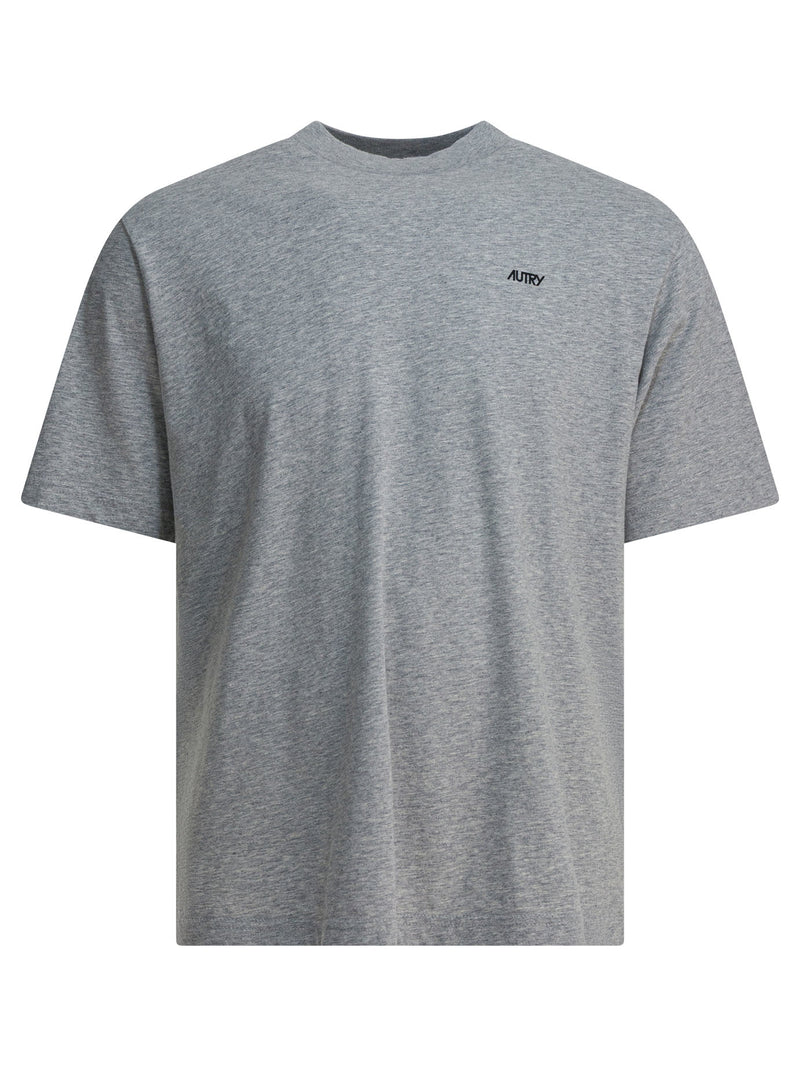Autry Camiseta de algodón gris para hombre Autry - World Class Fashion
