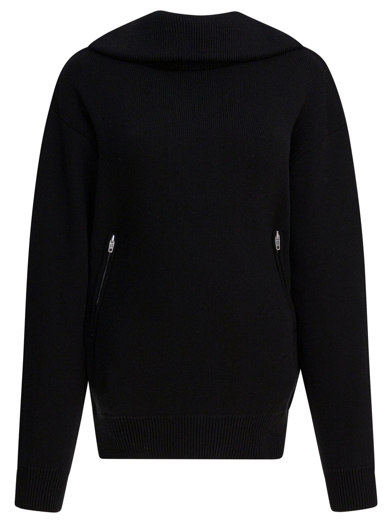 Balenciaga Balenciaga Back-To-Front Sweater Black - World Class Fashion