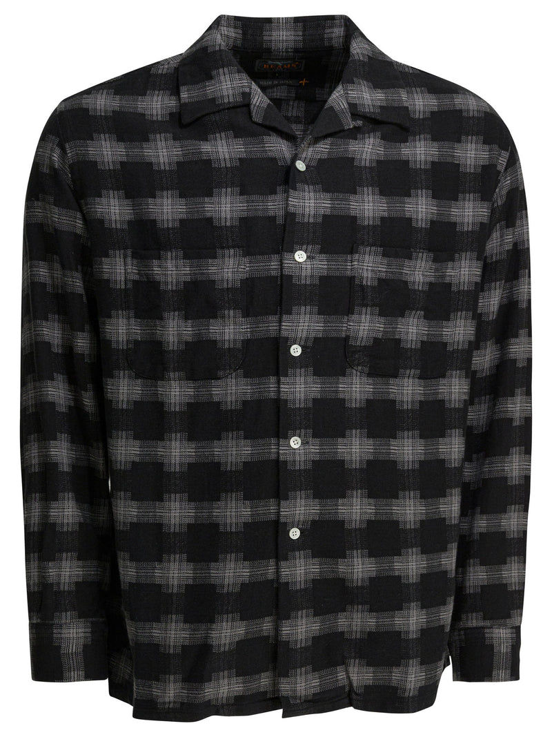Beams Plus Beams Plus Black Cotton Shirt Men - World Class Fashion