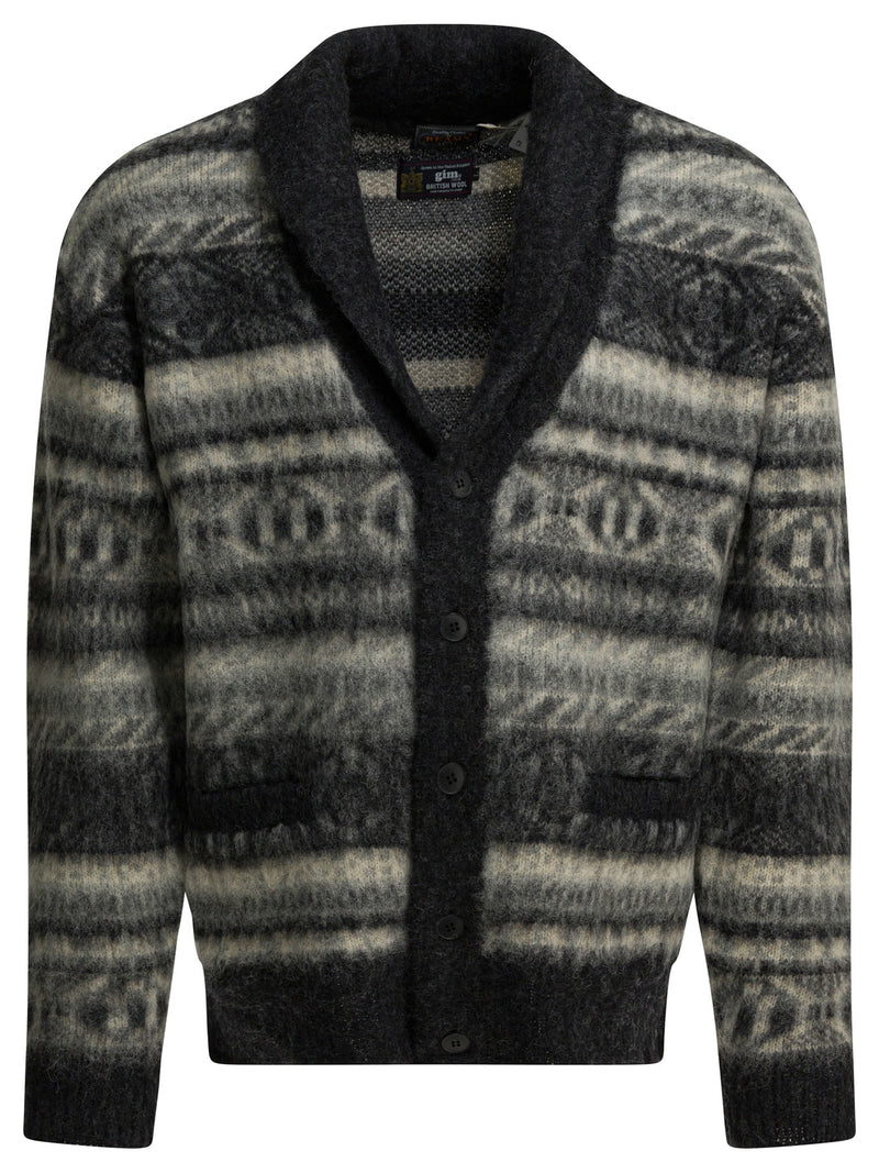 Beams Plus Beams Plus Prendas de punto de lana grises para hombre - World Class Fashion