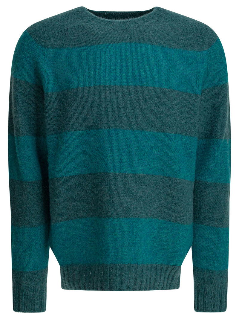 Beams Plus Beams Plus Lana de punto Azul Hombre - World Class Fashion