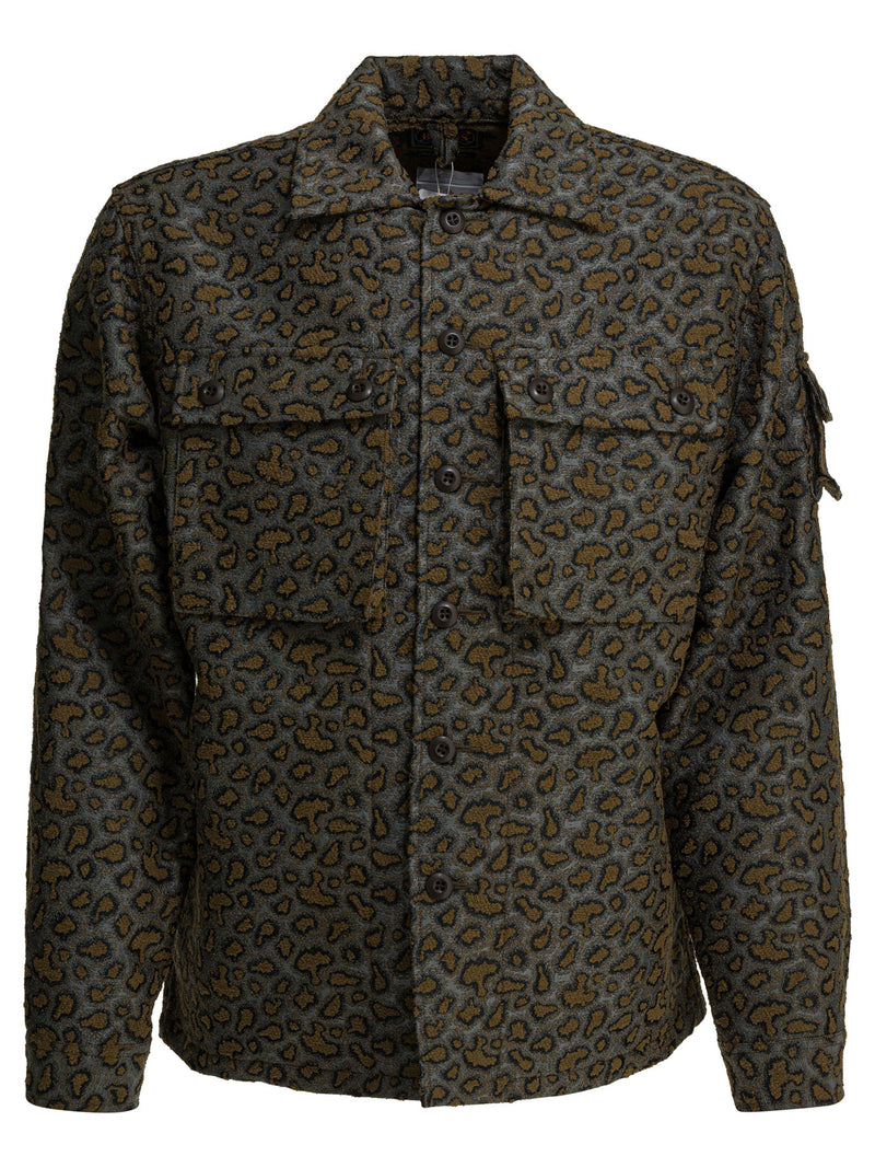 Beams Plus Beams Plus Men's Brown Polyester Cotton Jacket - World Class Fashion