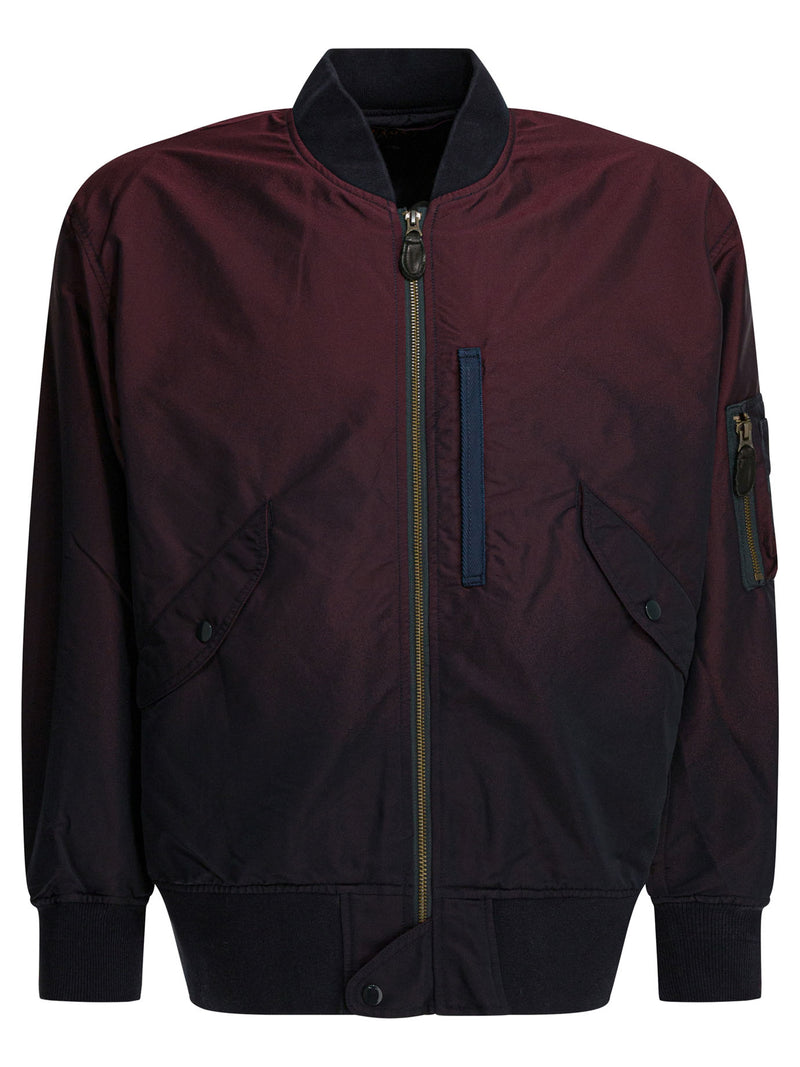 Beams Plus Beams Plus Men's Blue Polyester Jacket - World Class Fashion